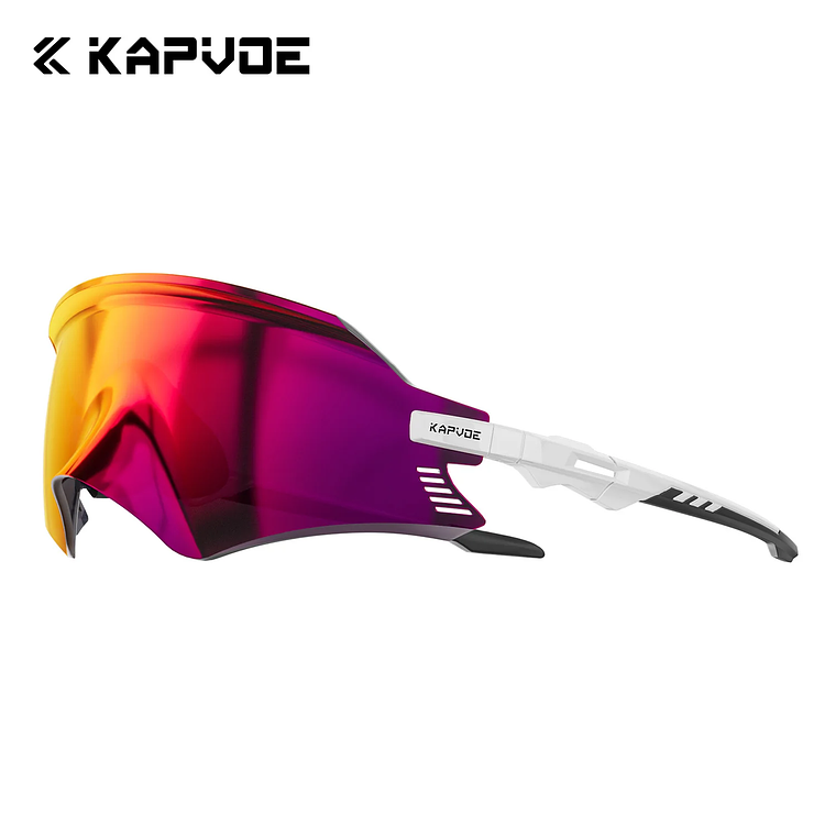 Óculos de Ciclismo Fotocrómicos KAPVOE Unissexo | Lentes UV400 e Ajustáveis para Desporto 15