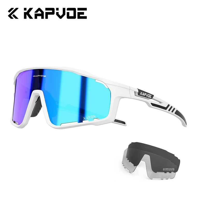 Óculos de Ciclismo Modernos KAPVOE | Proteção UV400 e Design Ergonómico para Desporto 13