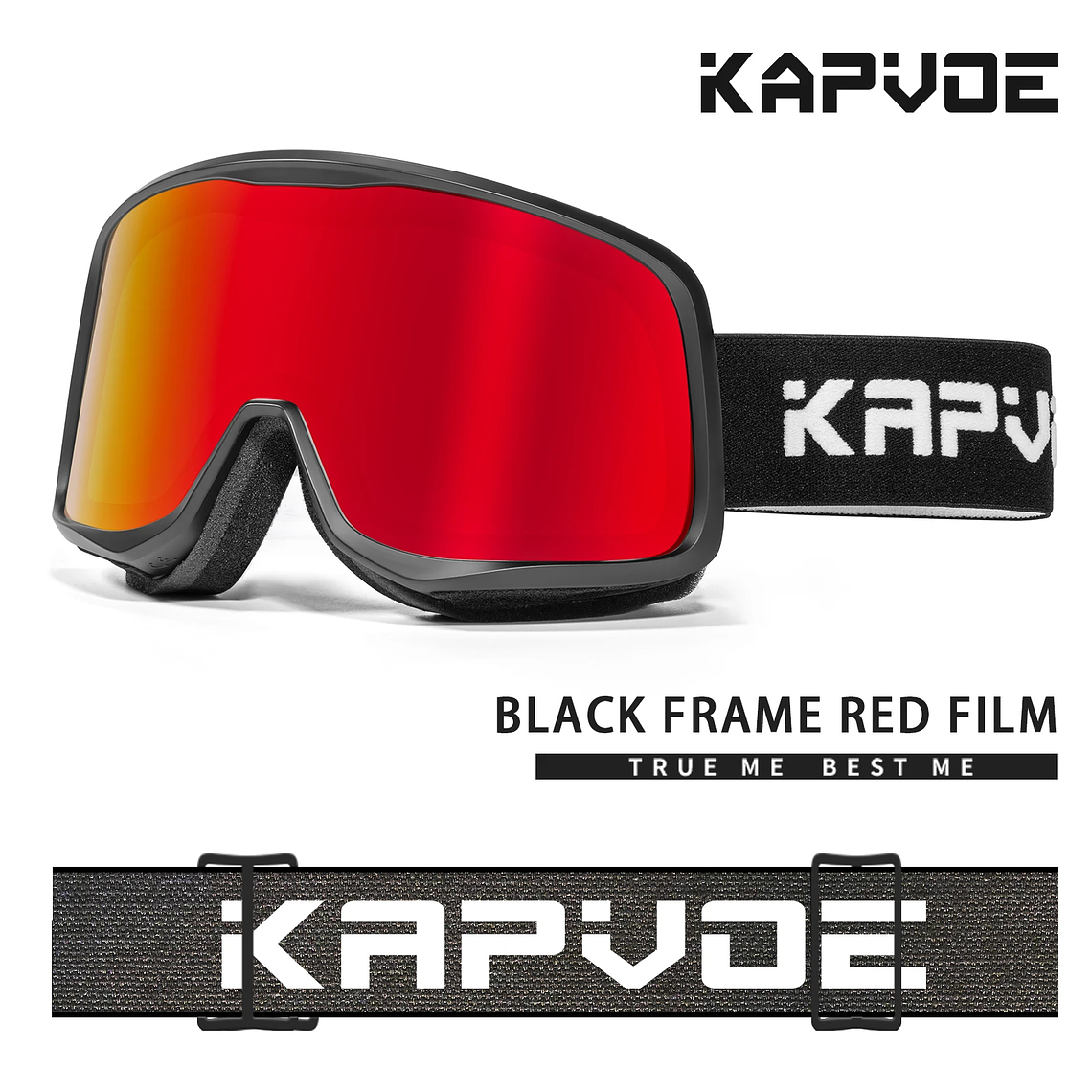 KAPVOE Photochromic Ski Goggles Winter 2024 | UV400, Anti-fog and Integrated Mask 12