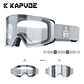 Óculos de Ski Fotocrómicos KAPVOE Inverno 2024 | Magnéticos, Anti-embaciamento e Compatíveis com Óculos de Grau - Thumbnail 18