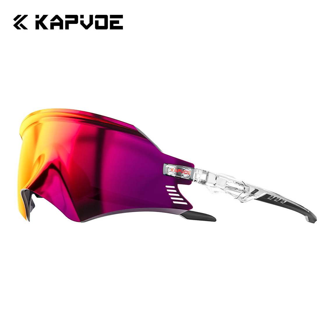 Óculos de Ciclismo Fotocrómicos KAPVOE Unissexo | Lentes UV400 e Ajustáveis para Desporto 17