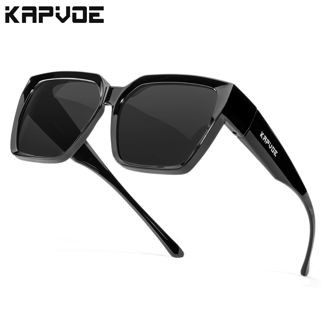 Óculos de Ciclismo Polarizados KAPVOE para Míopes | Óculos Esportivos UV400 para Pesca, Hiking e Direção - Unissex 12