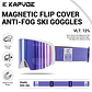 Óculos de Esqui Fotocrômico com Lentes Magnéticas KAPVOE | Máscara de Neve Anti-embaçante UV400 para Snowmobile e Snowboard - Thumbnail 18