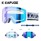 Óculos de Esqui Fotocrômico com Lentes Magnéticas KAPVOE | Máscara de Neve Anti-embaçante UV400 para Homens e Mulheres - Thumbnail 22