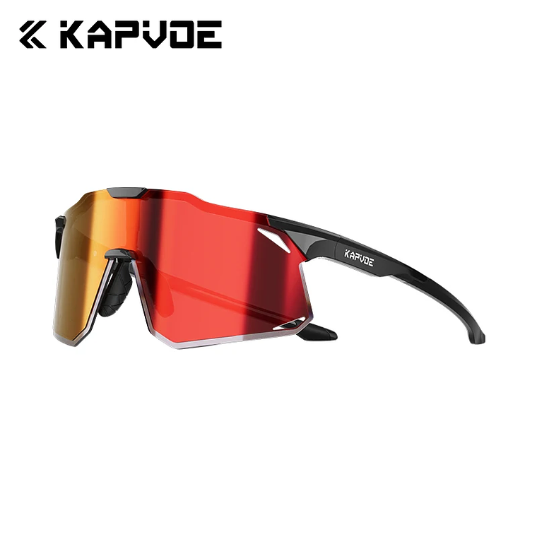 Óculos de Ciclismo KAPVOE Fotocrômico UV400 | Óculos de Estrada e MTB com Lente Film-Variable para Homens e Mulheres 24