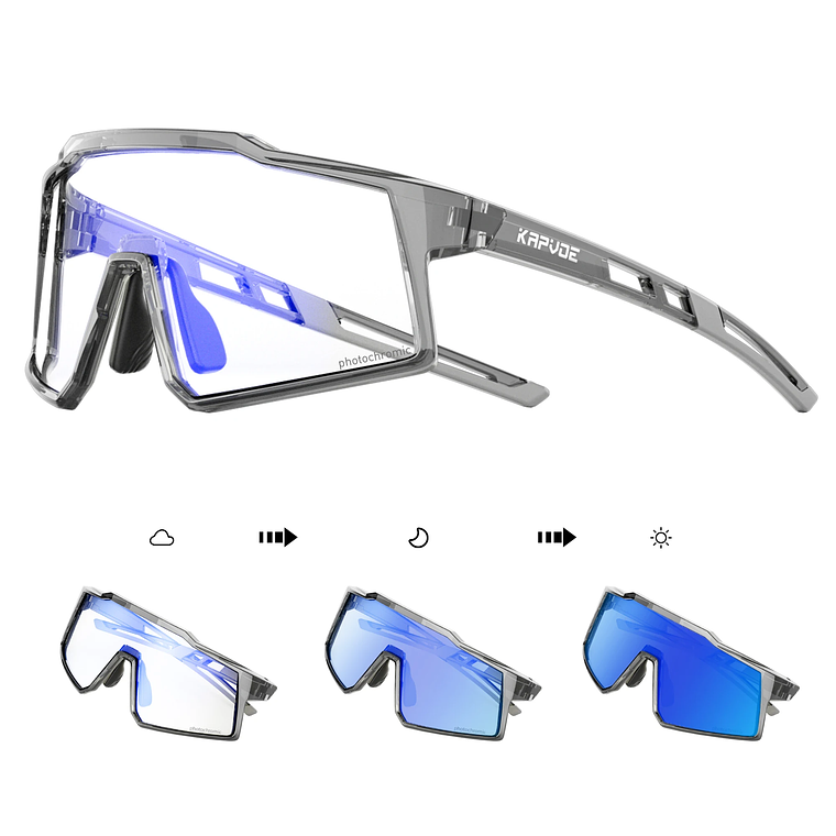 Óculos de Sol Infantis Desportivos KAPVOE - Fotocrómicos, UV400, Ajuste Seguro para Crianças 36