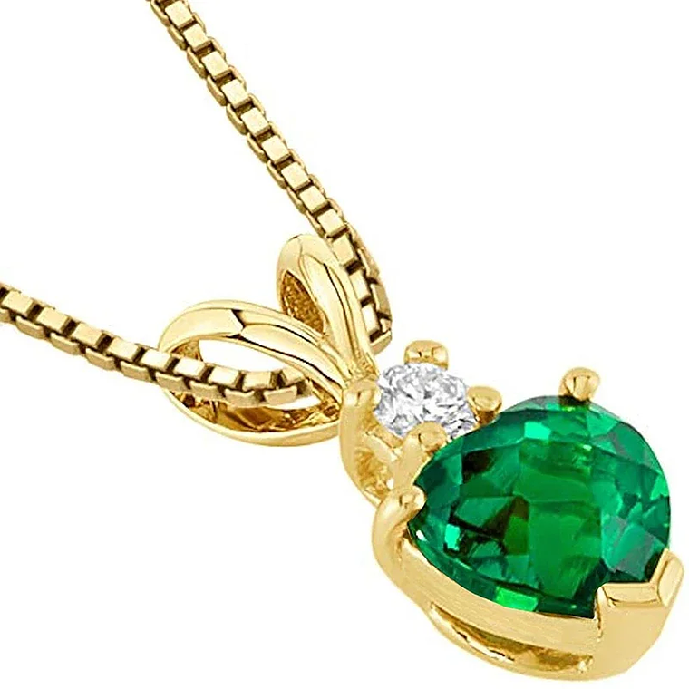 Colar Pendant Coelho Estilo Fresco Huitan | Brincos Verdes CZ para Festas e Casamentos 2