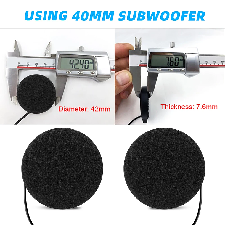 BT31 Bluetooth Intercom for Motorcycle Helmet | Stereo Speakers with Noise Reduction 2