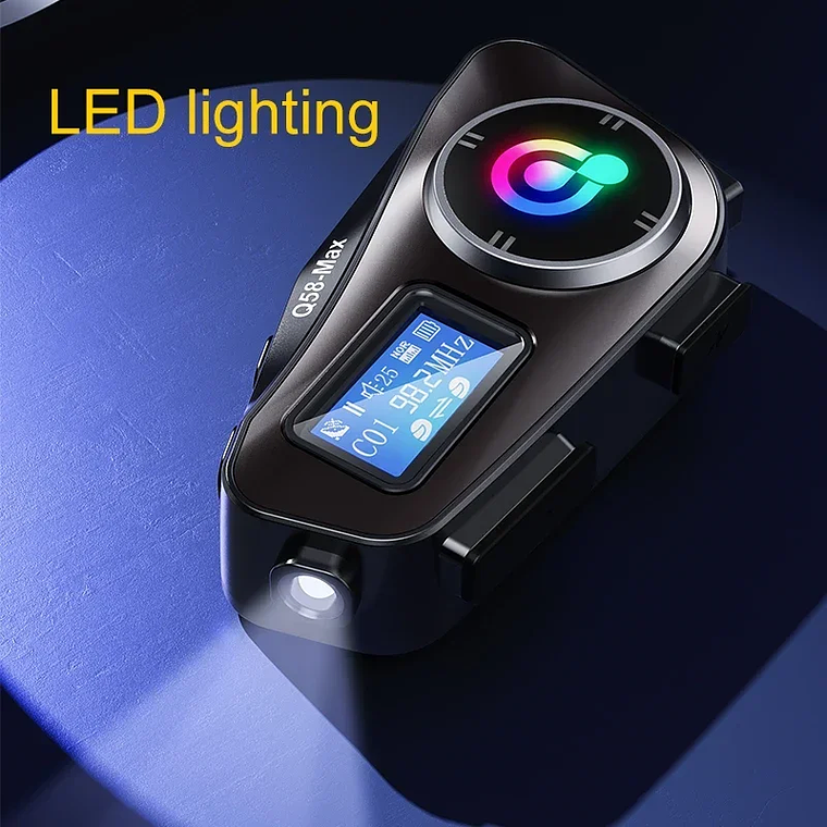  Intercom Bluetooth para Capacete Q58-MAX | Comunicação para 2 Motociclistas e Partilha de Música 4