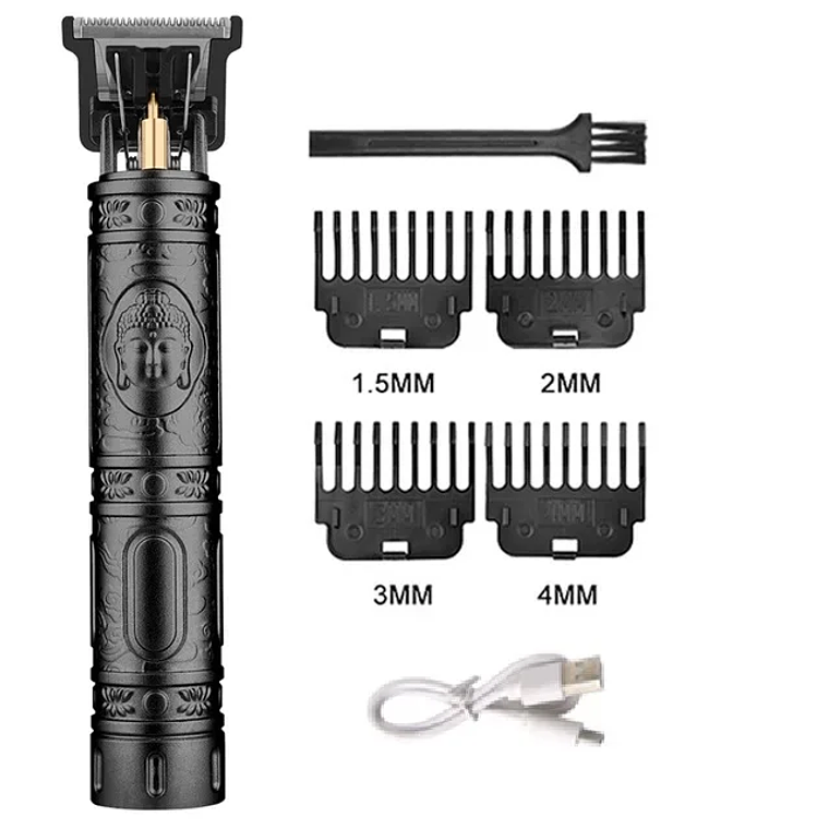 Vintage T9 Men's Electric Hair Clipper | Rechargeable with Nose Hair Trimmer 17