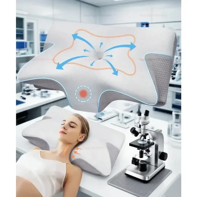 Almofada Cervical Borboleta Com Memória | Almofada de Pescoço com Rebound Lento 6