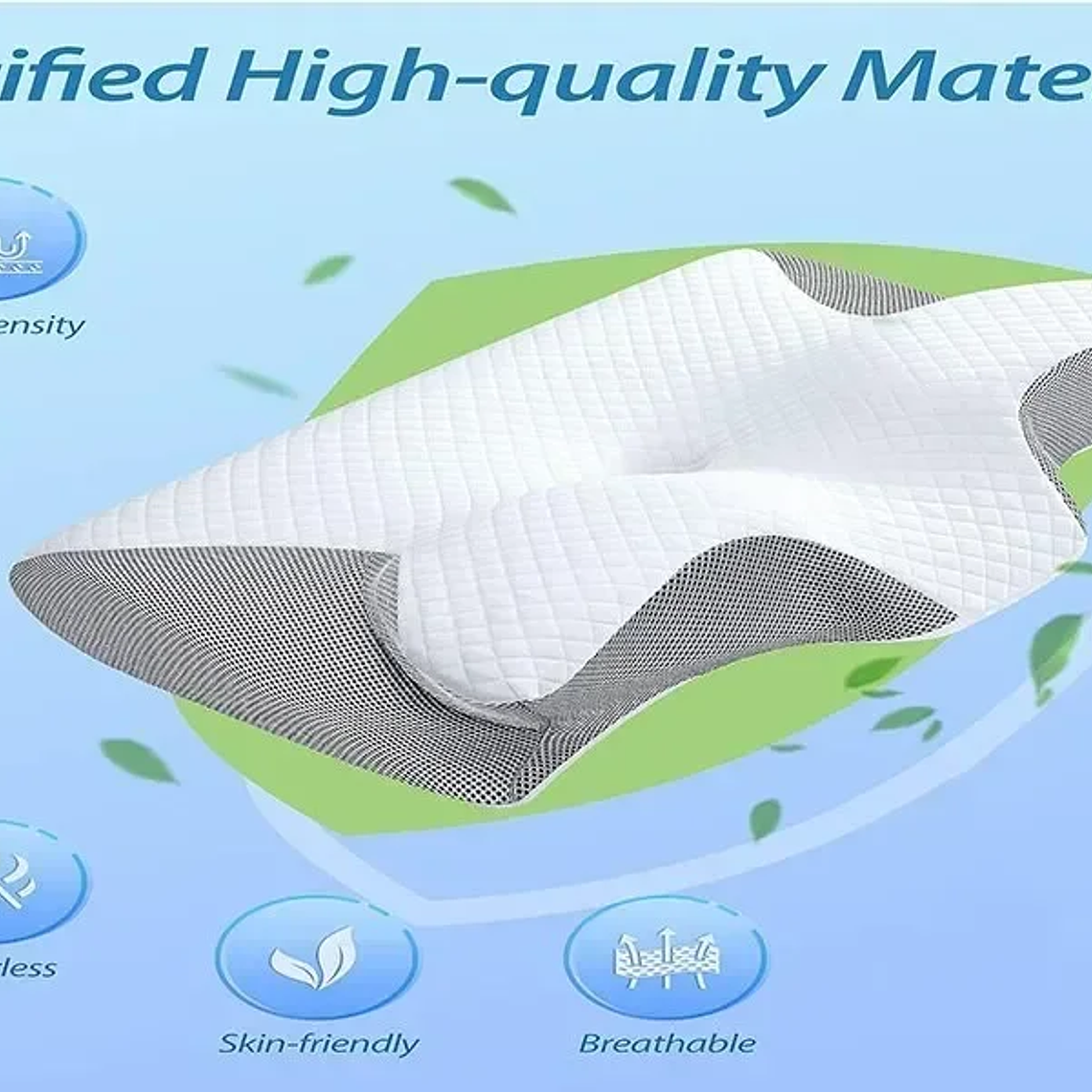 Almofada Cervical Borboleta Com Memória | Almofada de Pescoço com Rebound Lento 9