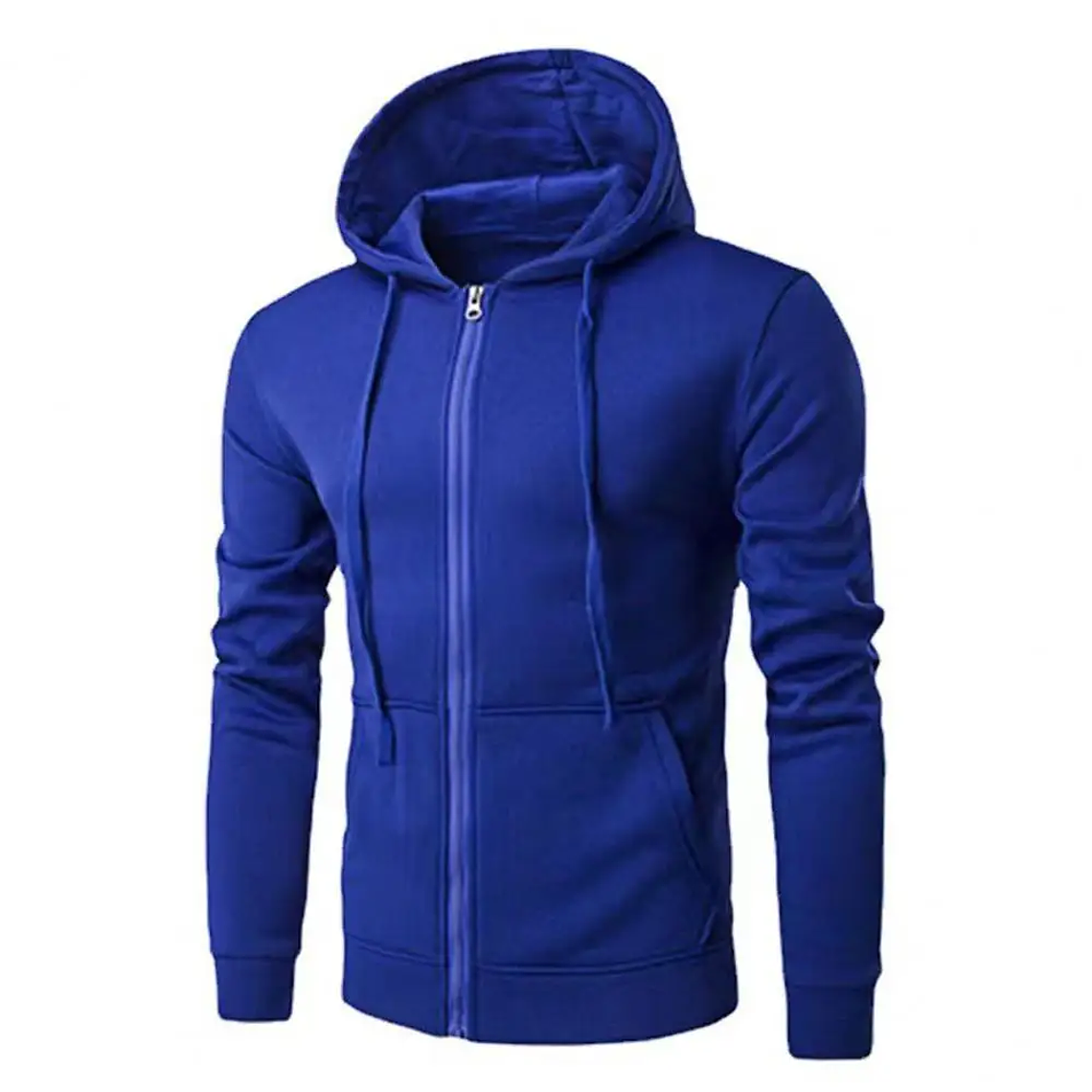 Men's Autumn Hoodie | Zip-up Jacket, Long Sleeves, and Slim Fit 3