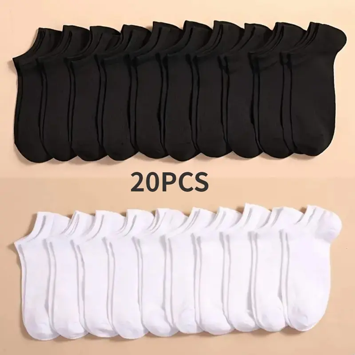 Lot of 10 Pairs of Unisex Boat Socks | Thin, Breathable and Anti-odor for Men and Women 1