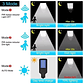 Outdoor Solar Garden Lights | Waterproof LED Wall Lights - thumbnail 4