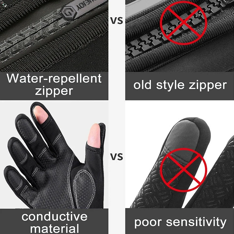 Waterproof Winter Fishing Gloves, 2 Fingers 4