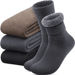Pack de 3 Pares - Meias de Inverno Quentes para Mulher