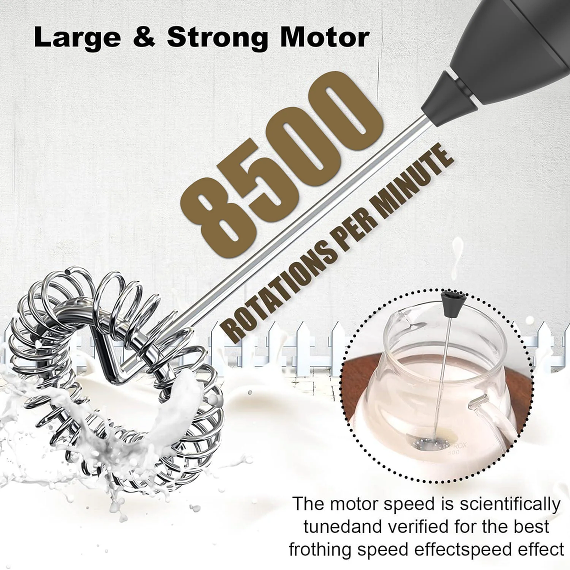 Batedor de Leite USB que Espuma, Mistura e Bate Ovos 3