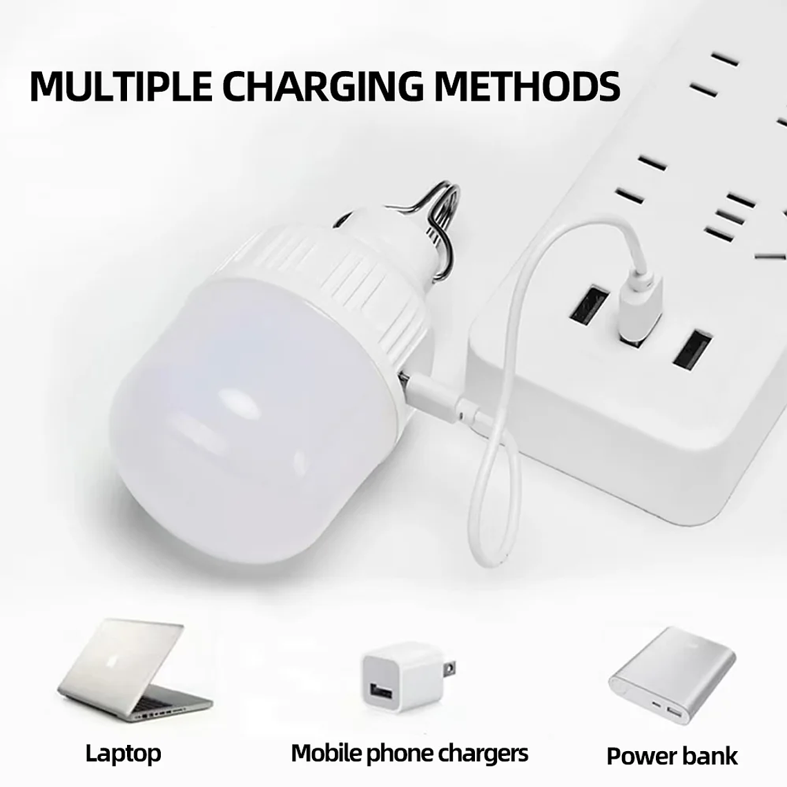 Rechargeable USB LED Pendant Lantern | High Brightness, Waterproof for Camping and Emergencies 6