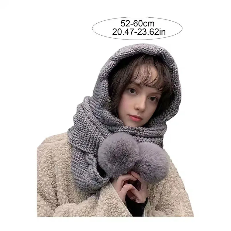 ThermalPom All-in-One: O Conjunto de Gorro e Cachecol que Enfrenta o Frio Extremo 6