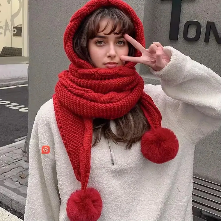 ThermalPom All-in-One: O Conjunto de Gorro e Cachecol que Enfrenta o Frio Extremo 7