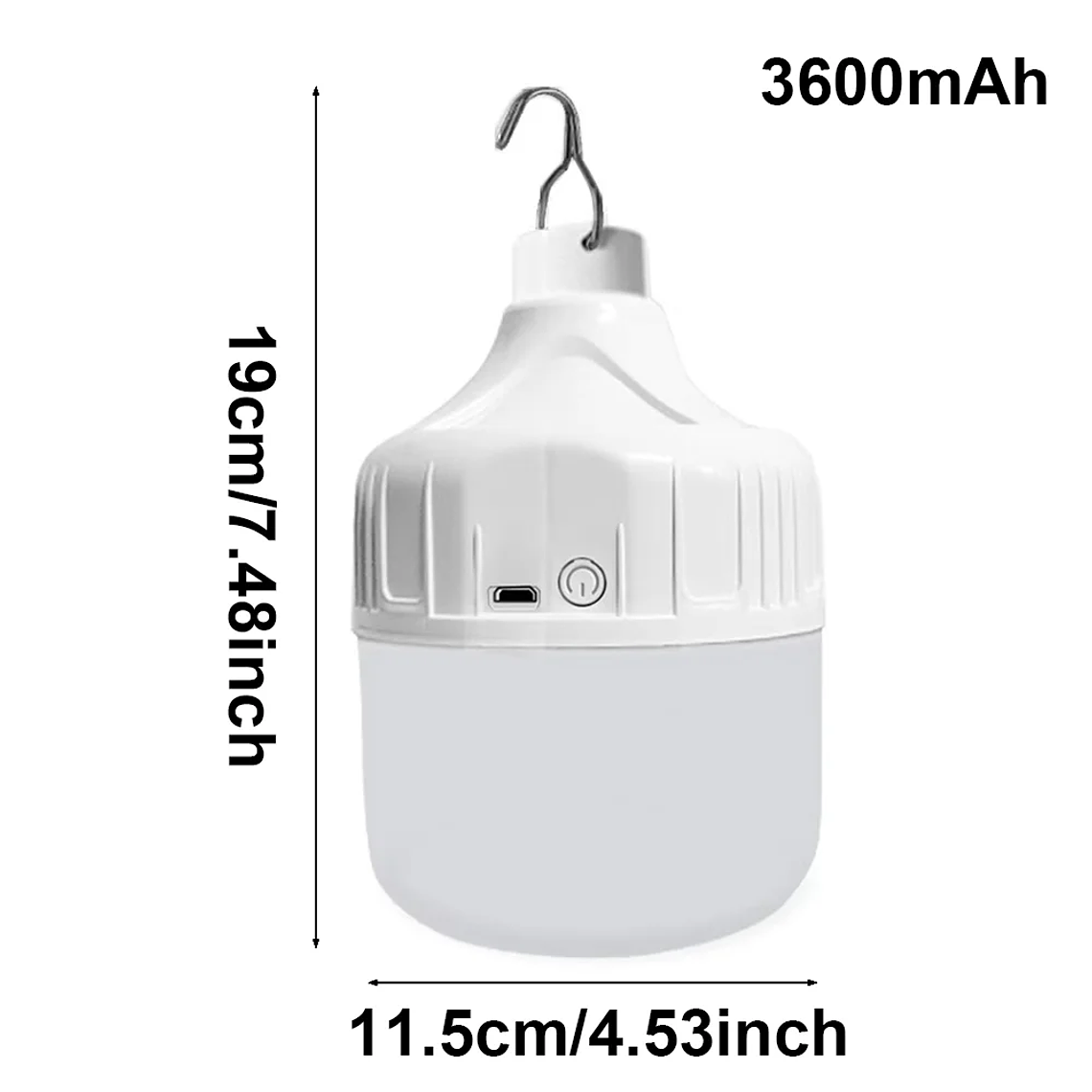 Rechargeable USB LED Pendant Lantern | High Brightness, Waterproof for Camping and Emergencies 7