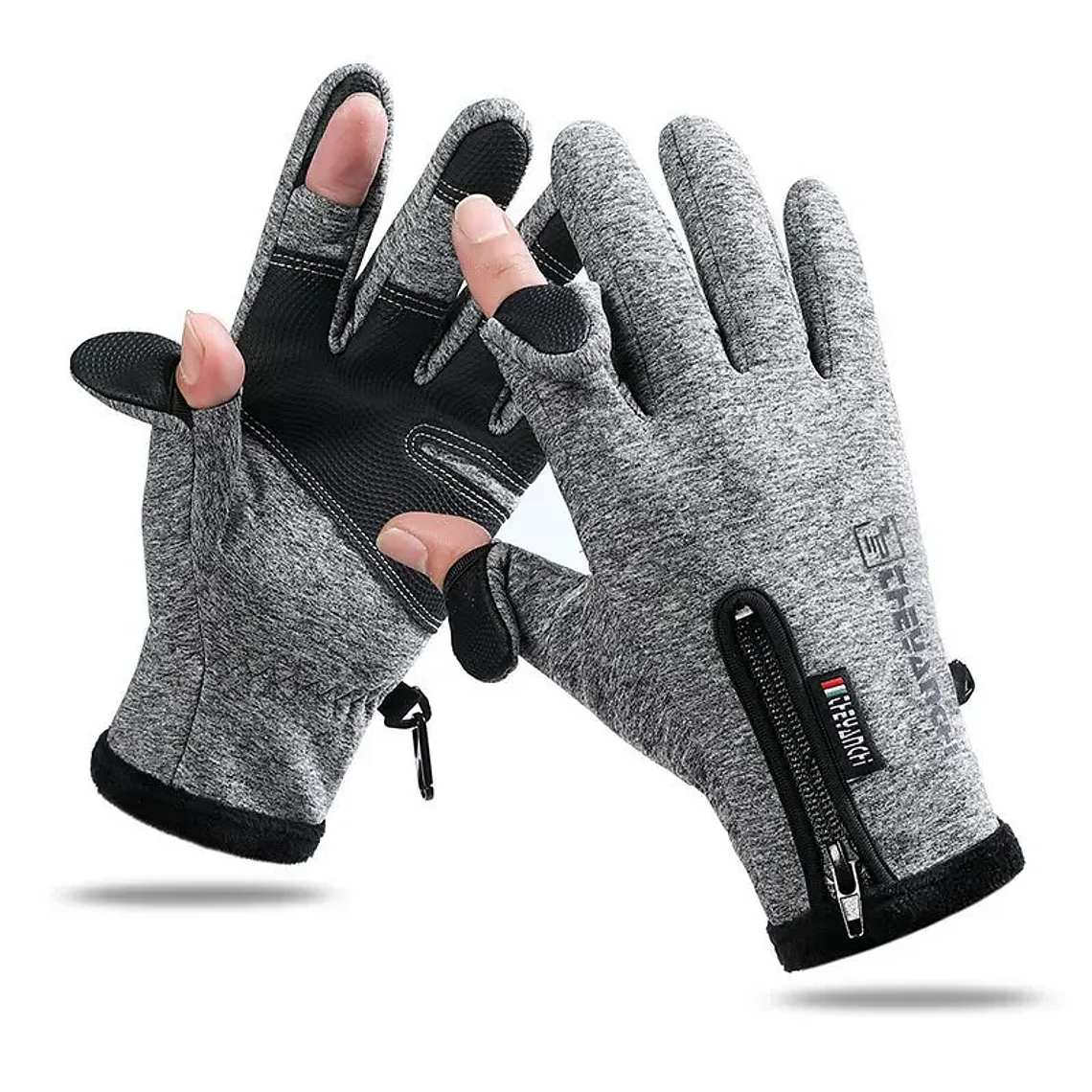Waterproof Winter Fishing Gloves, 2 Fingers 8