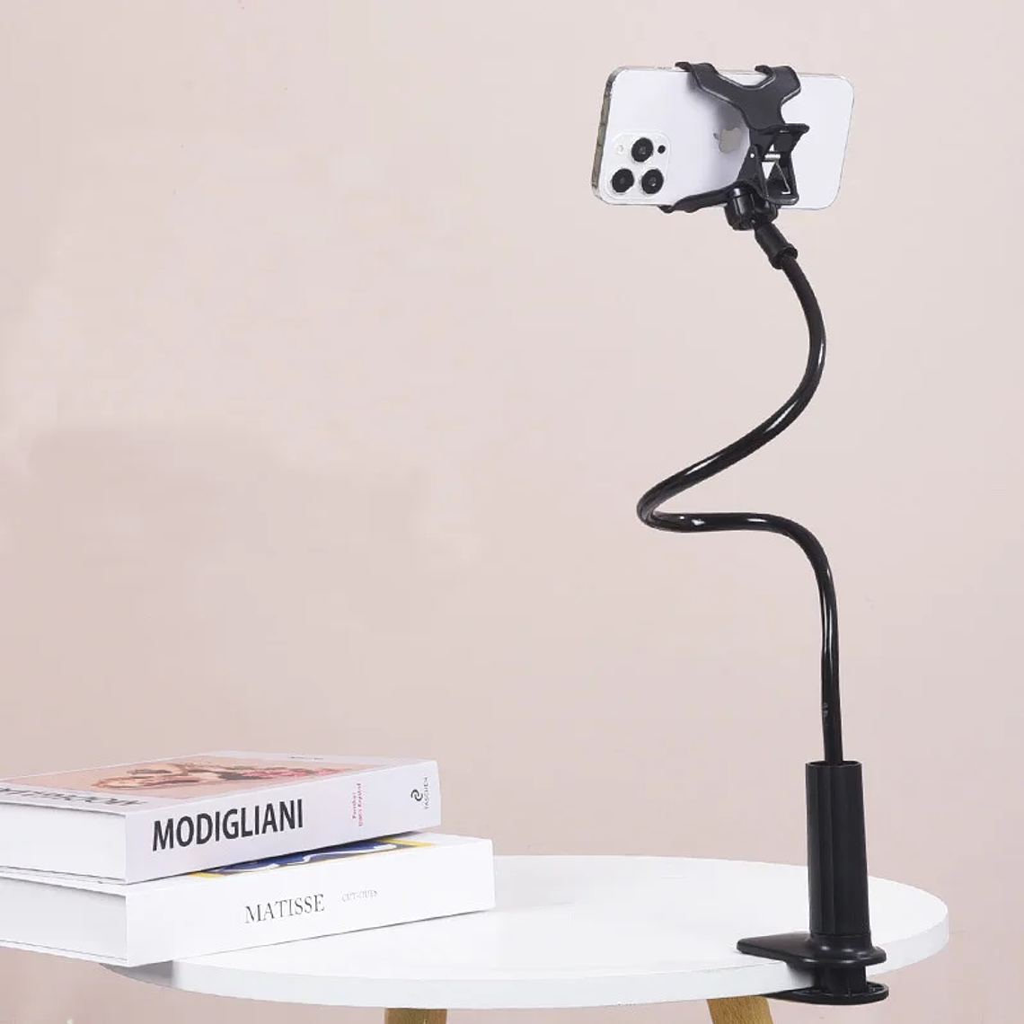 FlexiArm Pro: O Suporte Gooseneck para Ver o Telemóvel Deitado Sem Segurar nas Mãos 4