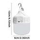 Rechargeable USB LED Pendant Lantern | High Brightness, Waterproof for Camping and Emergencies - thumbnail 10