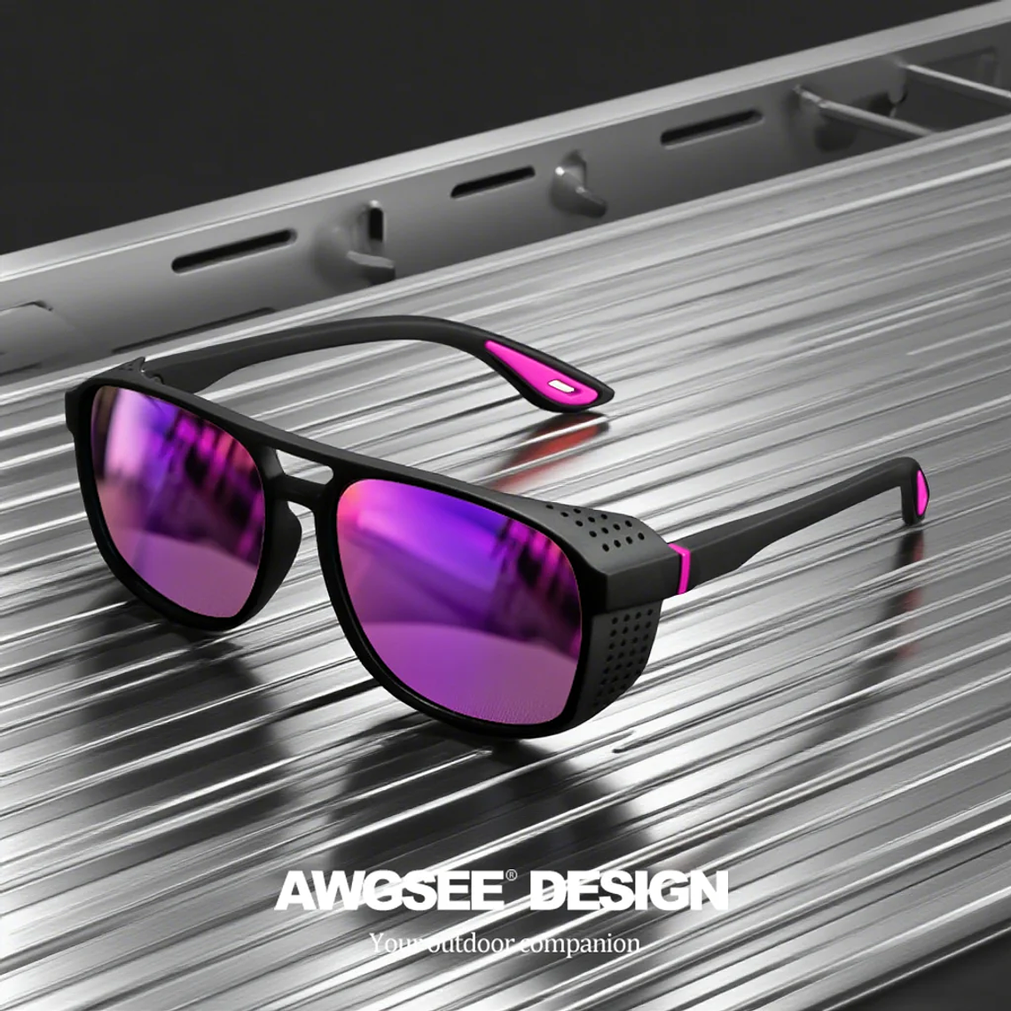 Óculos Desportivos Polarizados com Proteção Periférica e Design Aerodinâmico 2