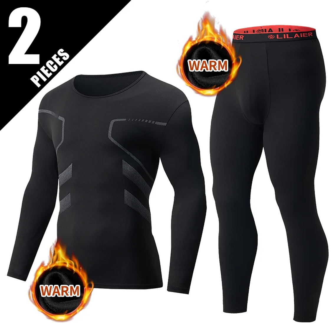 Men's Thermal Sports Clothing Set - 2 Pieces 8