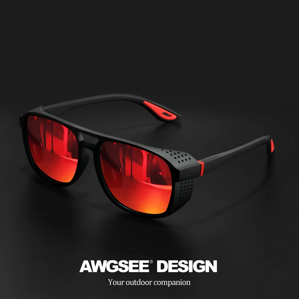 Óculos Desportivos Polarizados com Proteção Periférica e Design Aerodinâmico 6