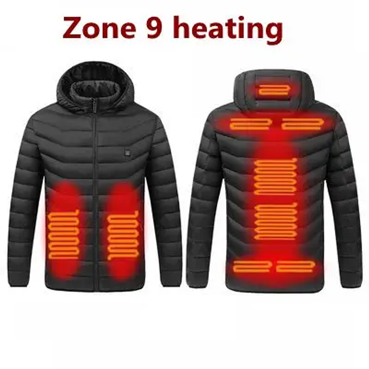 Parka de Inverno Aquecida por USB para Homem - Aiwetin 13