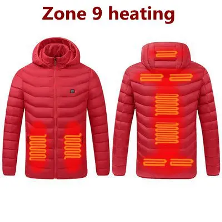 Parka de Inverno Aquecida por USB para Homem - Aiwetin 16