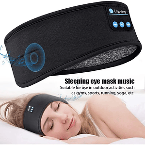 Perciron SleepBand: A Headband com Fones Bluetooth, Máscara de Olhos e Cancelamento de Ruído