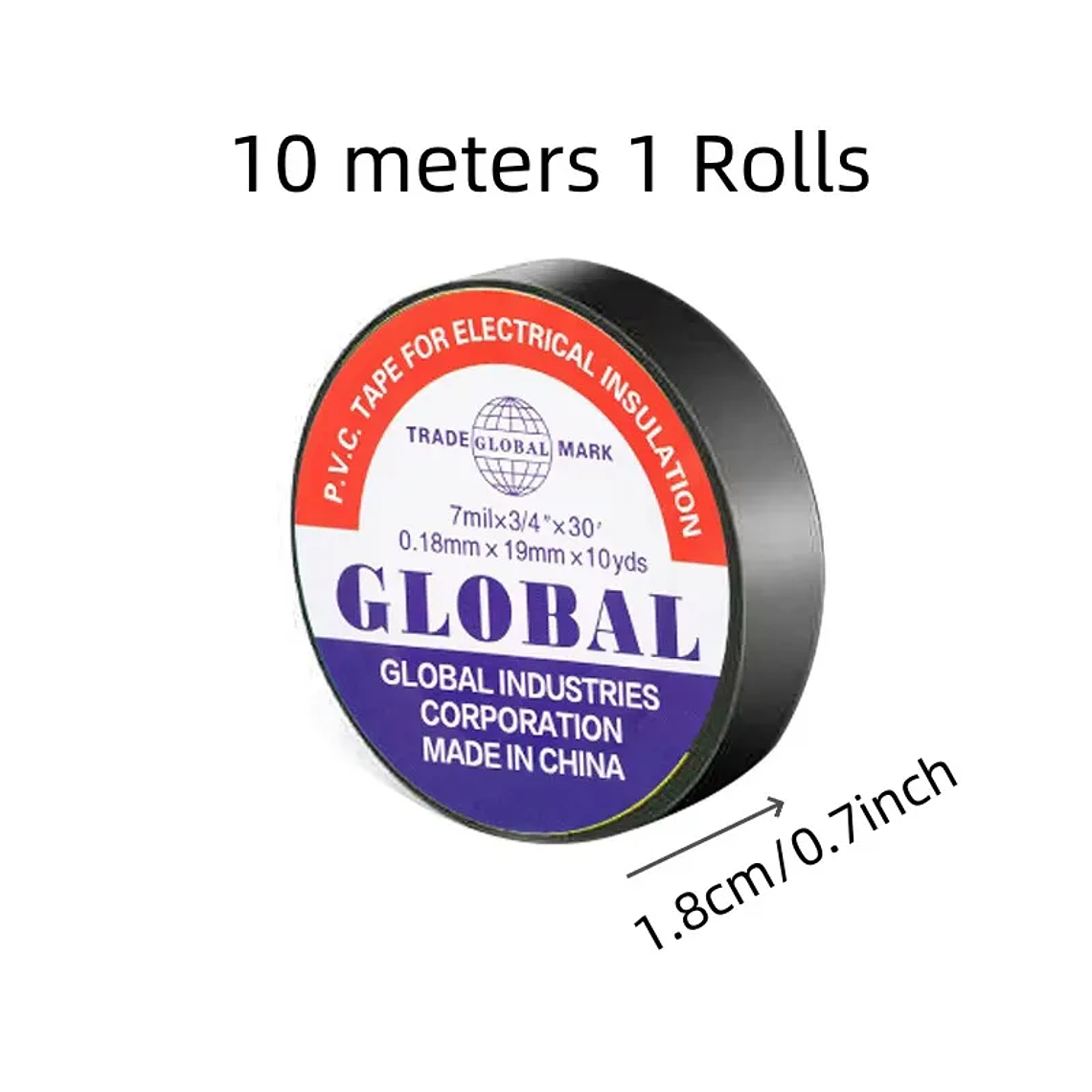 BlackVolt 50m: Fita Isoladora de Borracha Resistente a Altas Temperaturas para Uso Profissional e Doméstico 2