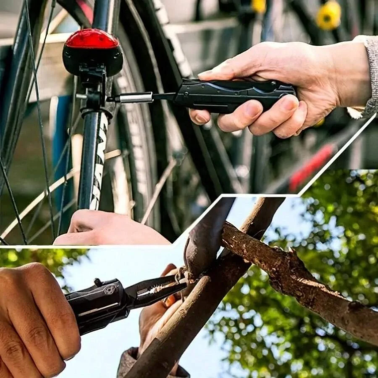 EDC Master 12 em 1: Alicate Multiferramentas Dobrável com Cabeças Intercambiáveis 3