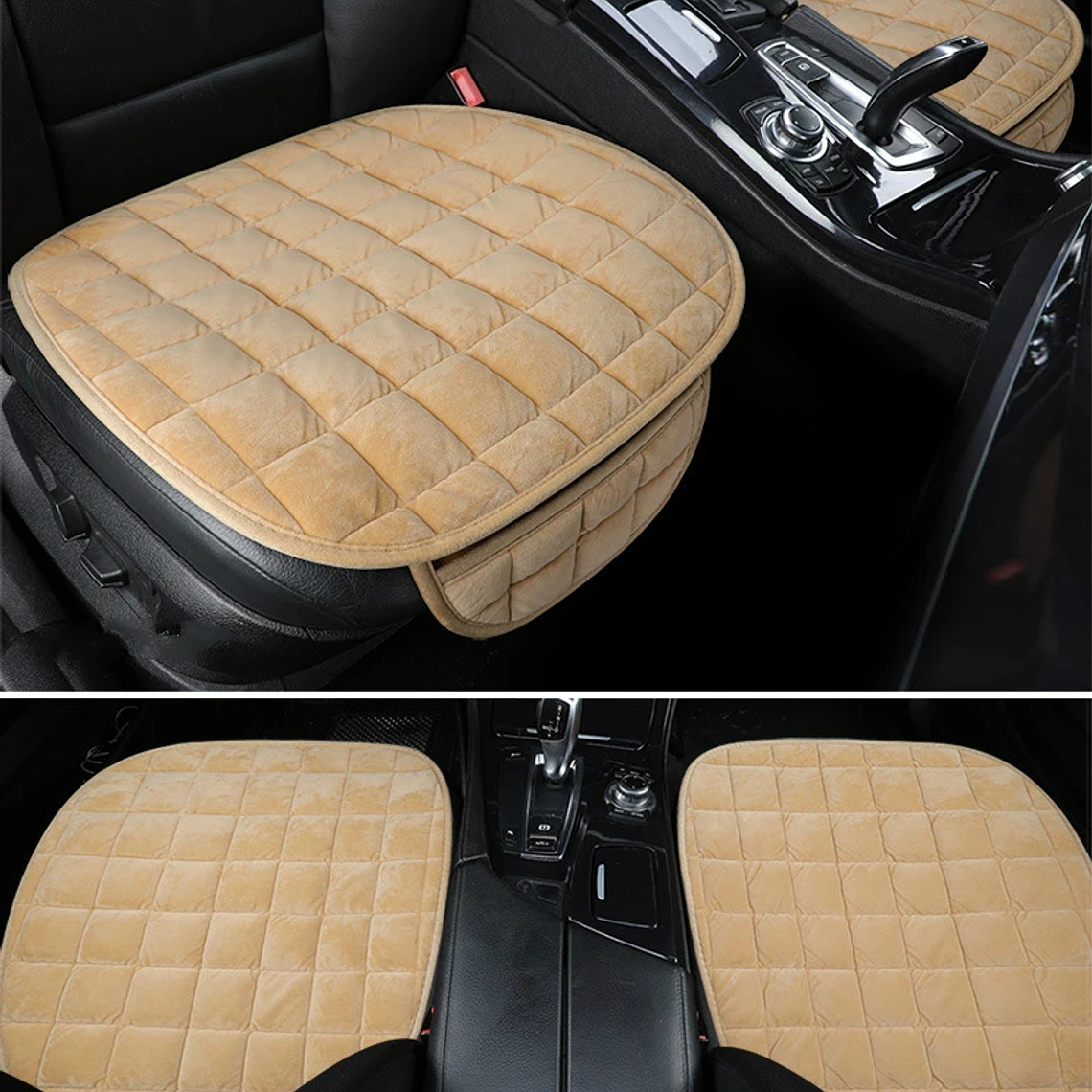 4Seasons Comfort: O Forro Universal para Bancos de Carro em Peluche e Espuma Viscoelástica 6