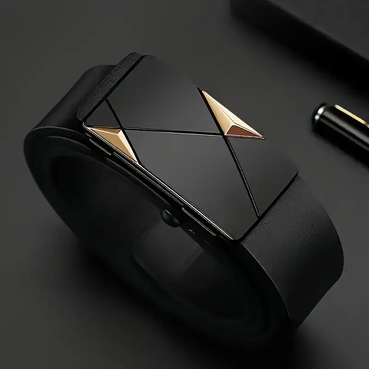 UrbanClass Auto: O Cinto PU com Fivela Automática para o Homem Moderno 3