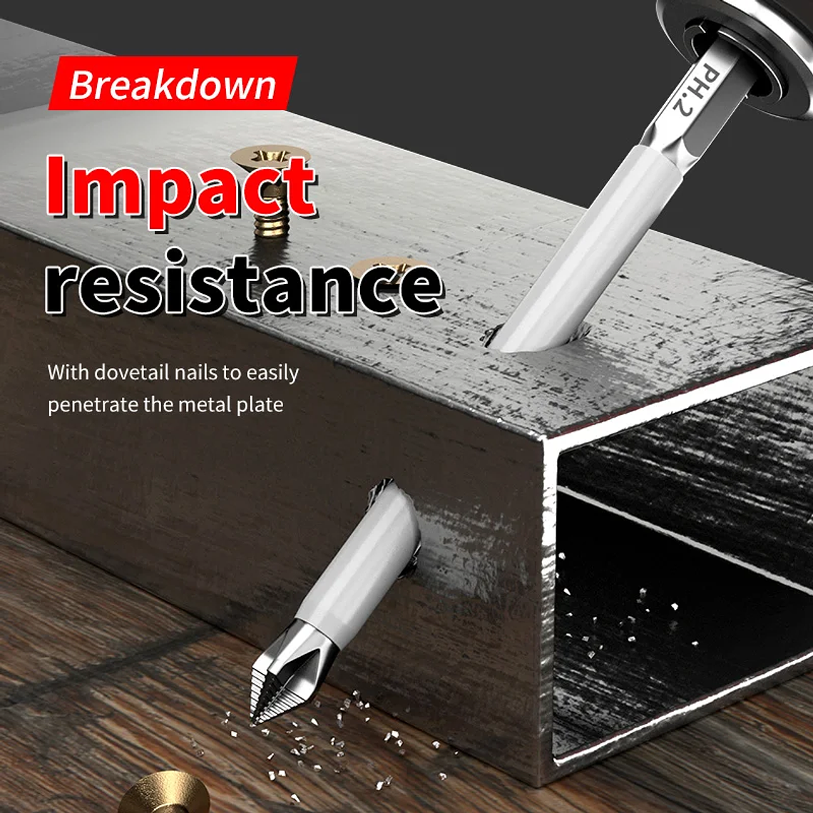 Oudisi ProGrip S2: O Jogo de Bits Magnéticos de Alta Dureza para Berbequins e Chaves de Fenda 5