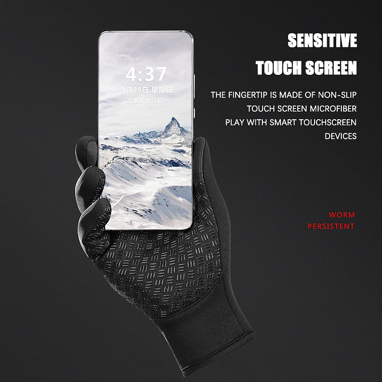 Thermal Cycling Gloves for Winter | Touchscreen and Waterproof 3