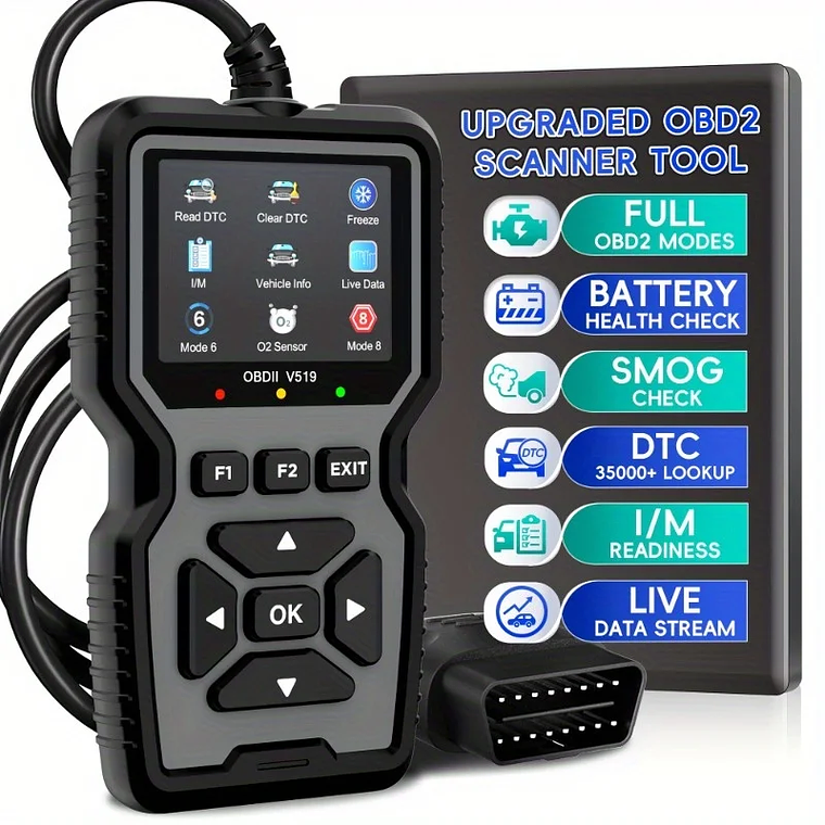 Advanced OBD2 Diagnostic Tool | Professional Engine Code Reader and Reset 1