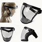 Full-Face Transparent Protection Mask with Adjustable Buckle - Reusable and Heat-Resistant Facial Shield for Safety in Work, Out - thumbnail 2