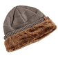 UP POSITIVE Unisex Winter Hat | Leather Lining and Warm Knit - thumbnail 4