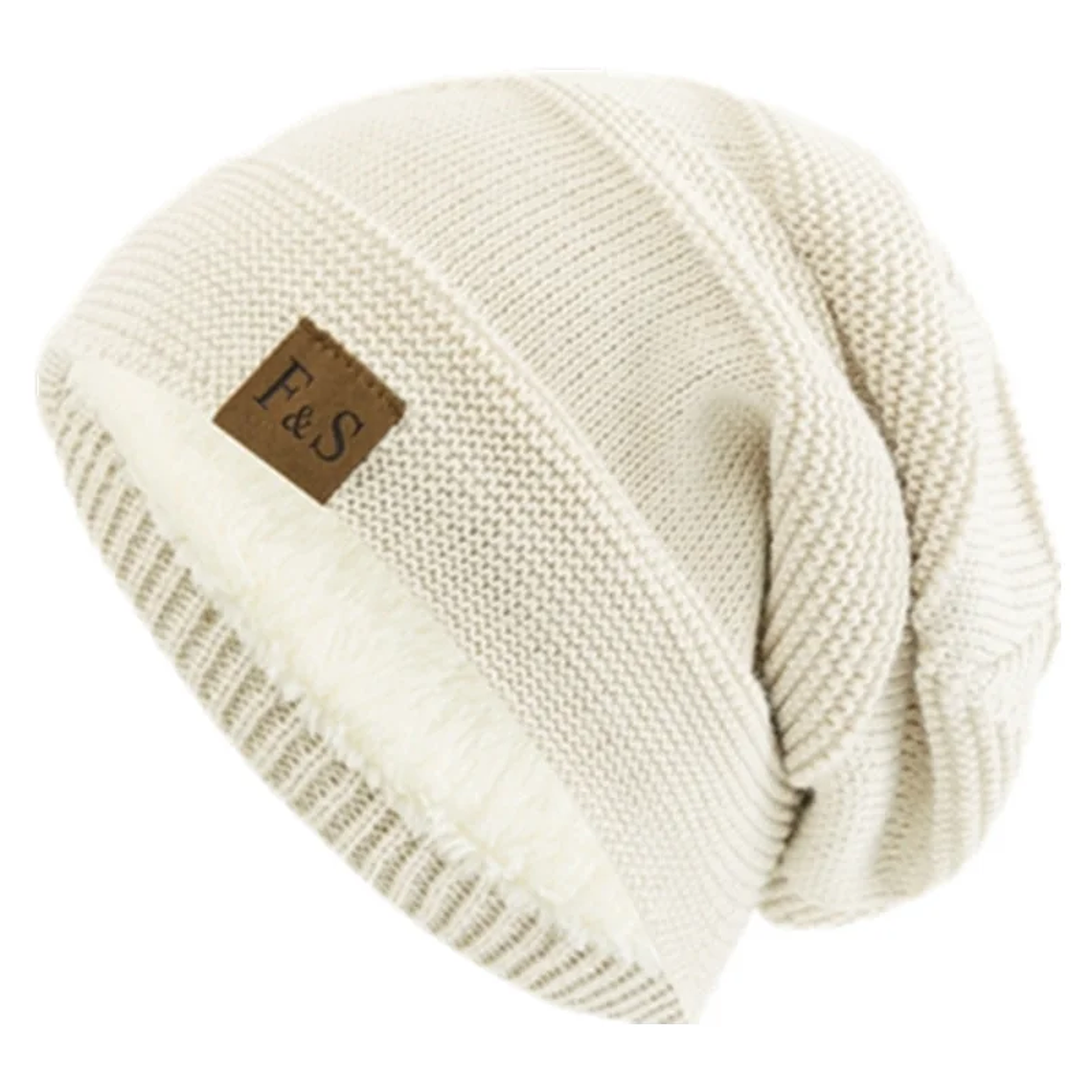 UP POSITIVE Unisex Winter Hat | Leather Lining and Warm Knit 7
