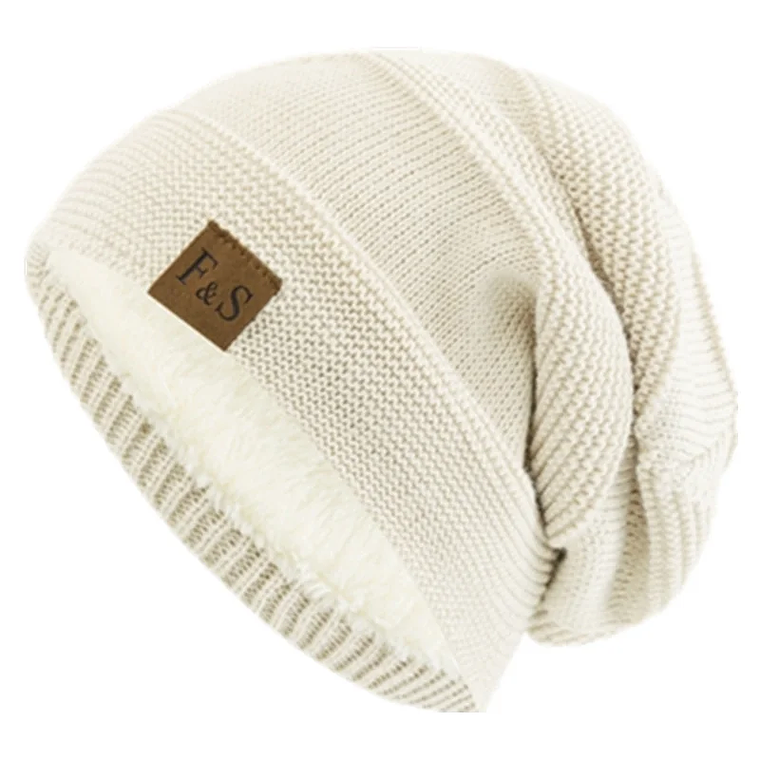 UP POSITIVE Unisex Winter Hat | Leather Lining and Warm Knit 7