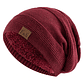 UP POSITIVE Unisex Winter Hat | Leather Lining and Warm Knit - thumbnail 10