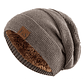 UP POSITIVE Unisex Winter Hat | Leather Lining and Warm Knit - thumbnail 12