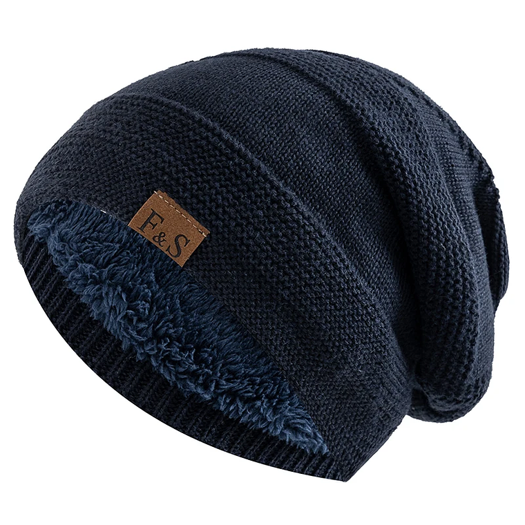 UP POSITIVE Unisex Winter Hat | Leather Lining and Warm Knit 13