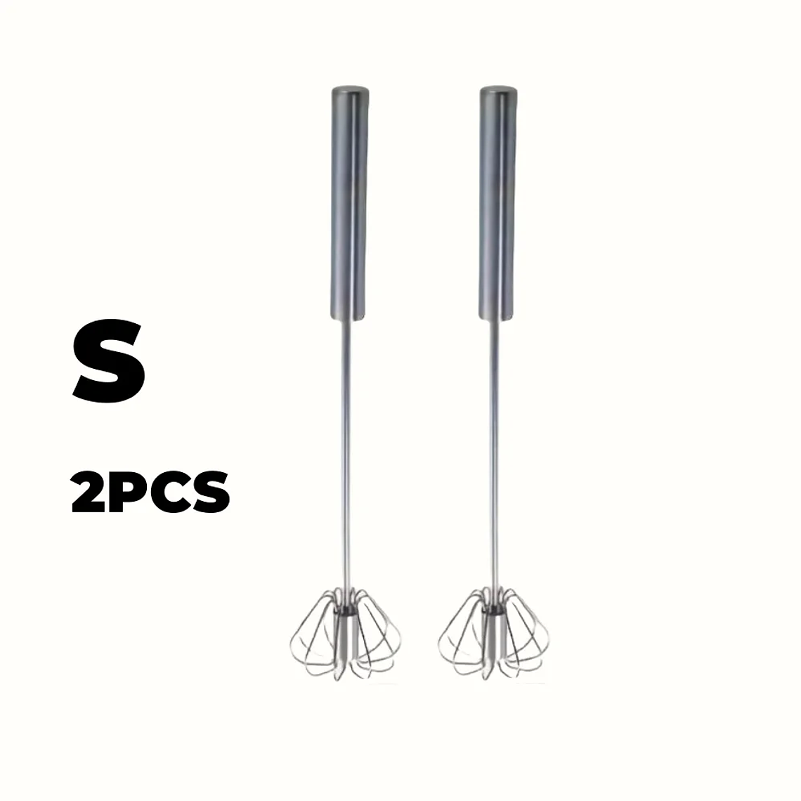 StainlessWhip Pro: O Batedor de Ovos Semiautomático em Aço Inoxidável para a Cozinha Moderna 7